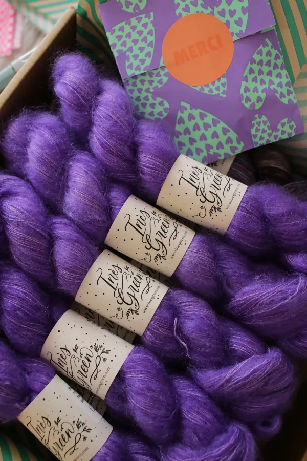 Mohair & Soie - Bonbons à la violette – Image 3