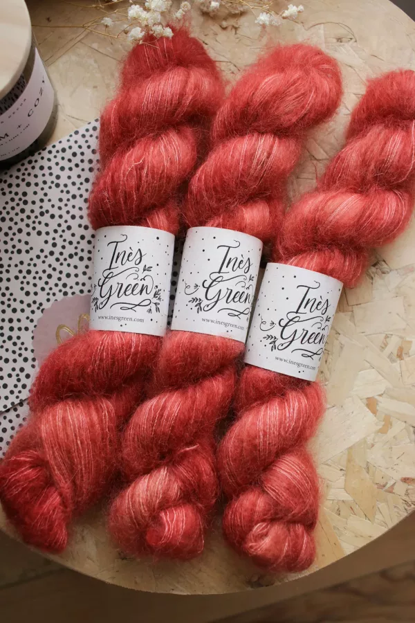 Mohair & Soie - Tarte à la rhubarbe