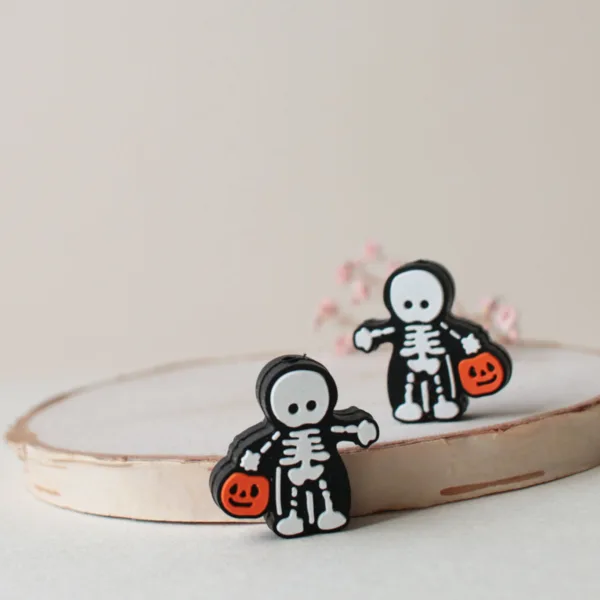 Stoppeurs de mailles Halloween squelette