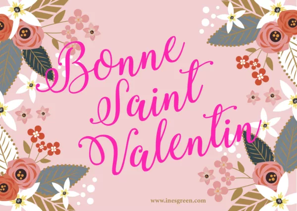 Carte cadeau "Bonne Saint Valentin"