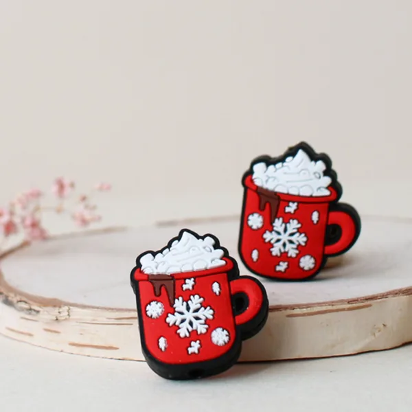 Embout aiguilles Tasse Noël