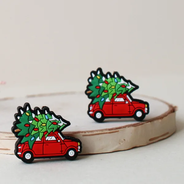 Embout aiguilles Voiture sapin Noël