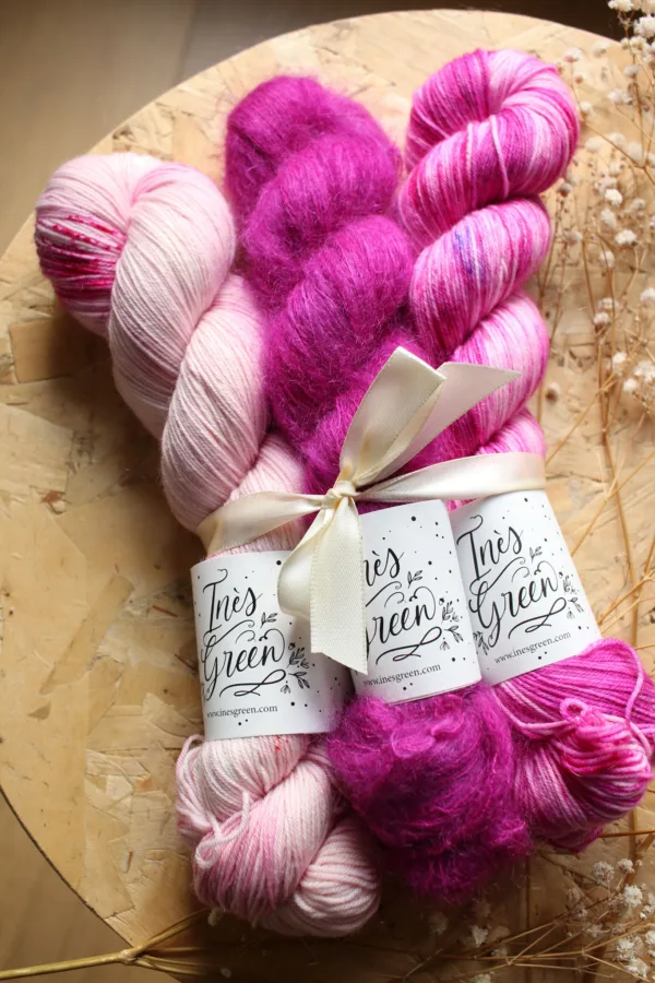 Kit Châle Sérénade rose