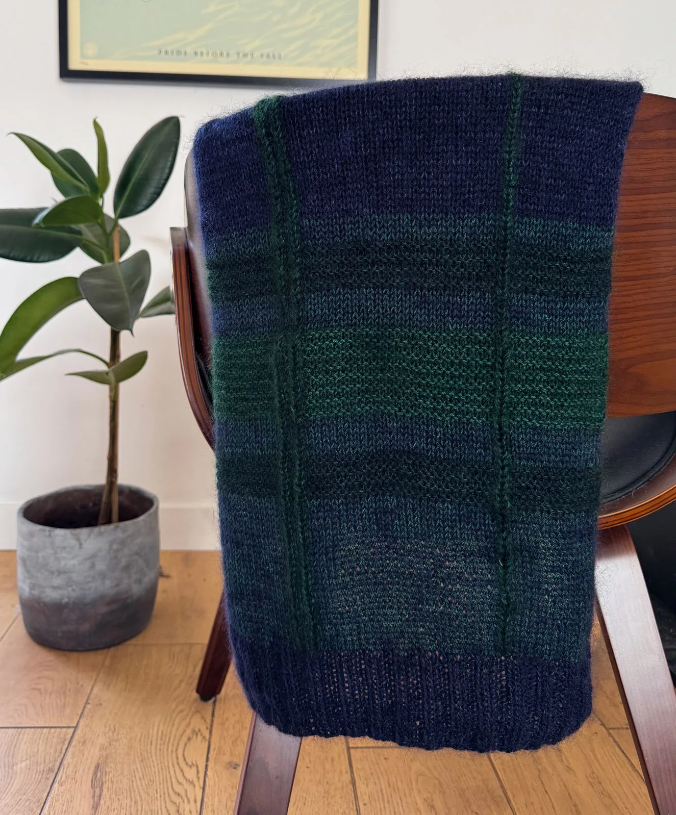 grande echarpe charlie bleu vert ines green