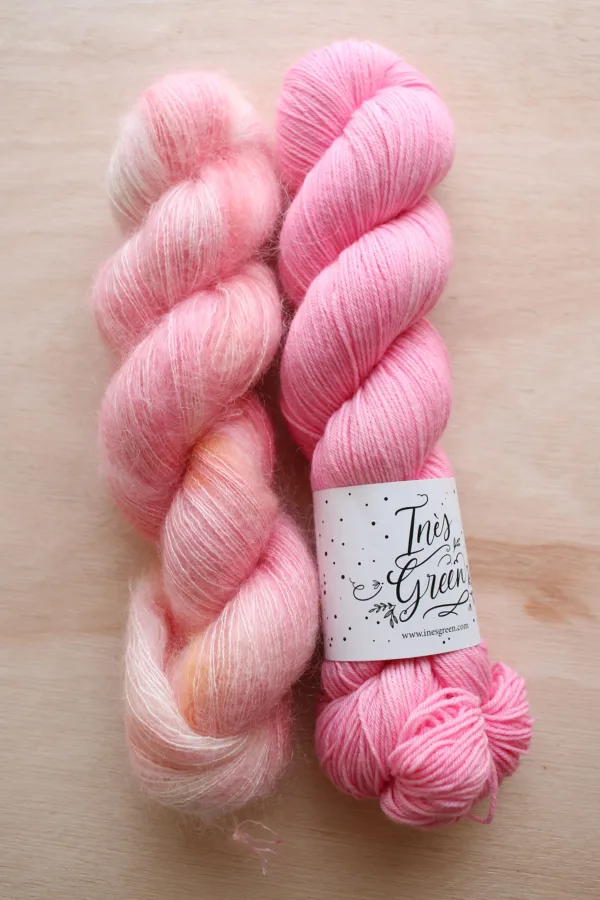 Kit 2 écheveaux Elle Woods & Rose Garden