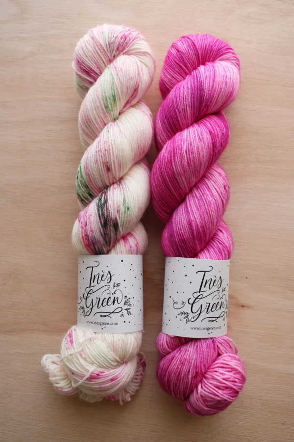 Kit 2 écheveaux Pivoine & Clématite